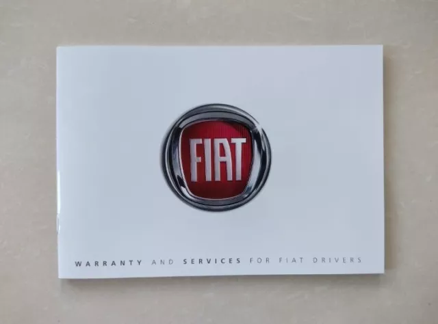 💯ORIGINAL FIAT SERVICE HISTORY BOOK ALL 500 500C 500X 500L PANDA PUNTO TIPO New