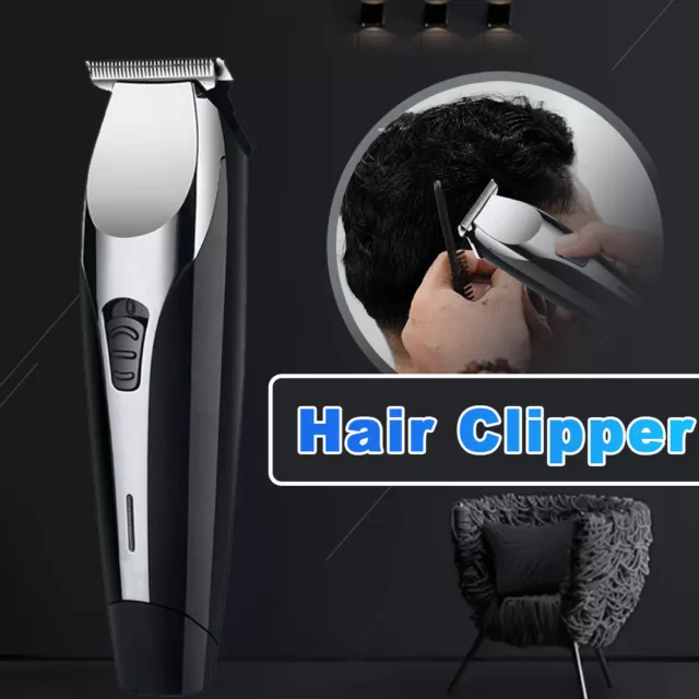 Men Portable Electric Hair Trimmer Clippers Beard Shaver Cutting Cordless AU