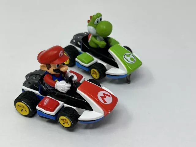 Carerra Mario Kart - Mario & YOSHI  Slot Car AS IS