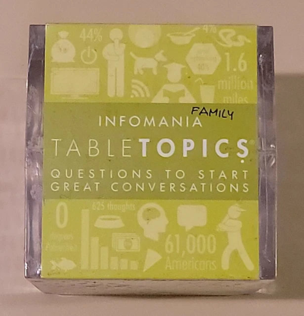 NEW TABLE TOPICS Family Edition - Questions To Start Great Family
