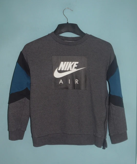 Maglione Nike Air grigio taglia bambini ragazzi bambini 12-13 anni
