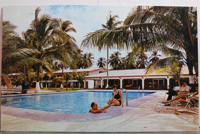 Costa Rica Hotel Colonial Resort Central America Postcard Old Vintage Card View