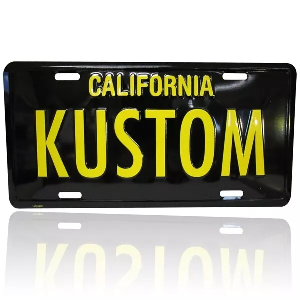 MOONEYES Kennzeichen Californien Kustom license plate vintage style beach surf