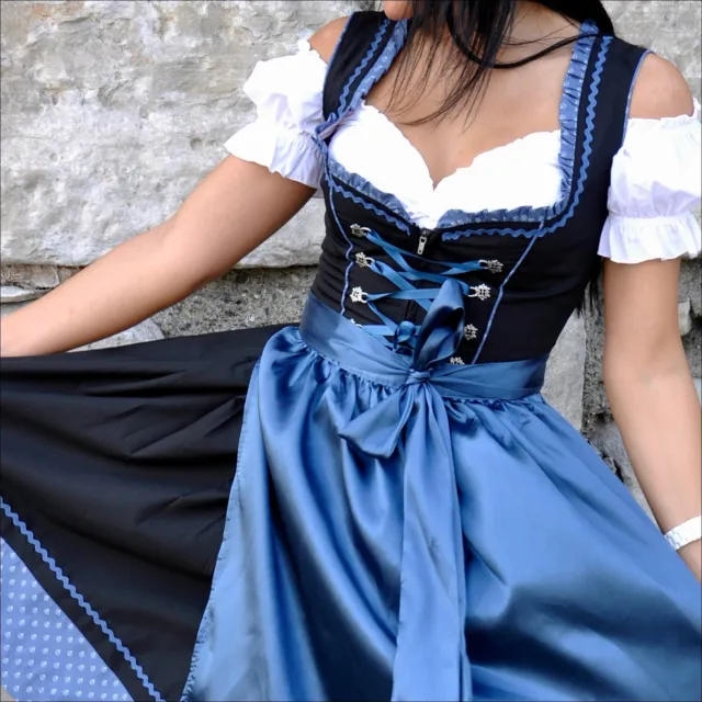 13..- Dirndl Oktoberfest German Austrian Dress Sizes: 4.6.8.10.12.14.16.18.20.22