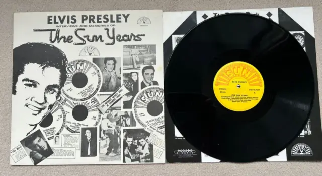 Elvis Presley   The Sun Years   Vinyl Record  -  U.S.A.  CNR 65 7541