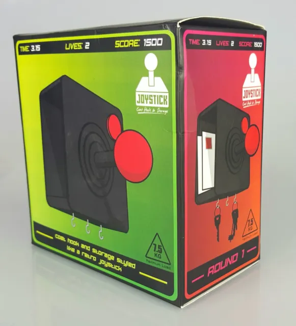 Retro Gaming Joystick Coat Hook Hanging Key Hanger Letter Storage Novelty Gift