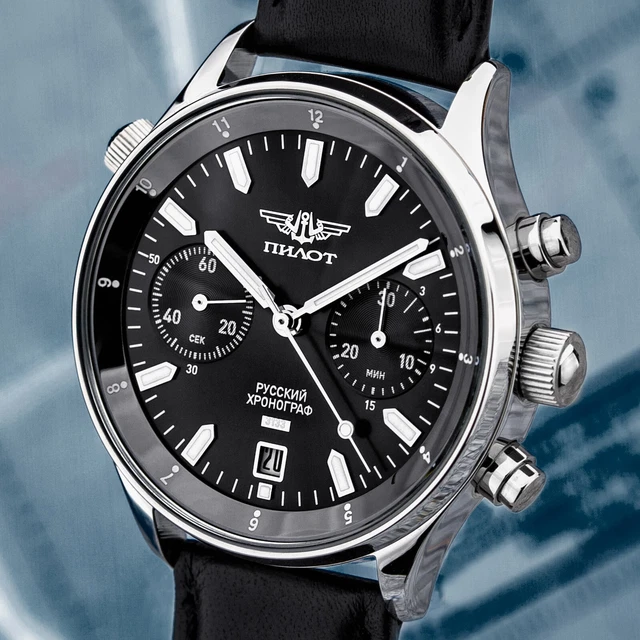 Sturmanskie Chronograph Chronograph Mechanisch Reloj De Hombre Con