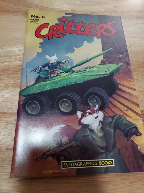 Critters #6 (1986) 9.0 VF/NM / Usagi Yojimbo Appears!