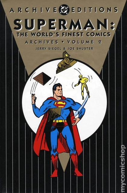 DC Archive Editions Superman The World's Finest Comics HC 2-1ST VF 2009