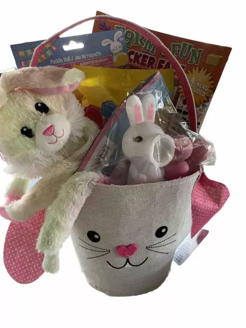 Pre-made Pink Girl Child Easter basket