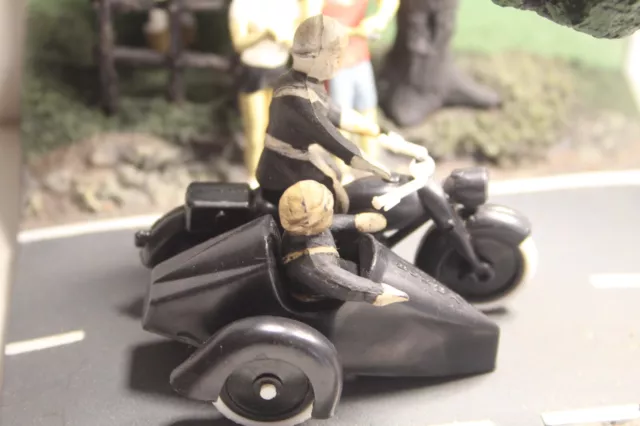 Minialuxe/Bonux Moto & Side Car #3 Police Nationale Compris Pilote & Passager