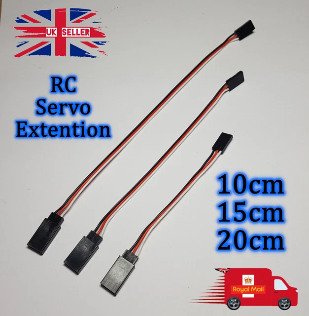 10 Pack RC Servo Extension Cables - 60cm 3-Pin Male To Female For Airplanes, Cars, Helicopters - View #8