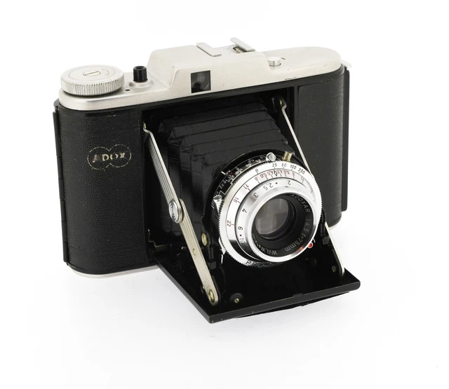Ancien TRÉPIED d'appareil photo Vintage, pied profilé, + sacoche cuir Vers 1950 | eBay