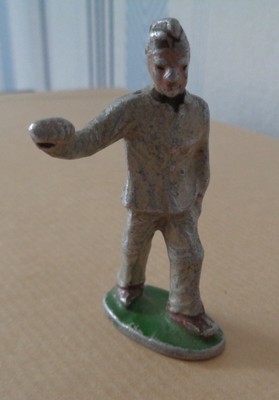 Soldat De L Ombre En 6 Lettres QUIRALU ANCIEN Jouet Figurine Soldat Personnel de l'intendance réf 714