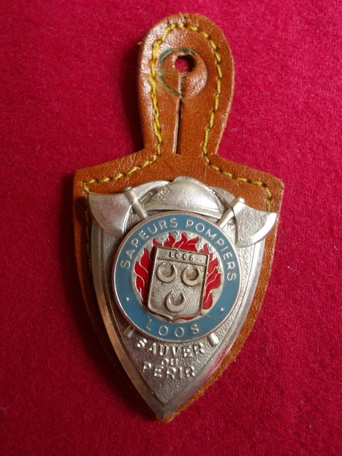 insigne de pompiers pucelle Sapeurs pompiers de Loos (4A)