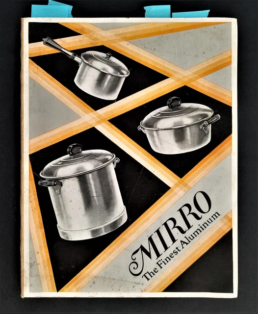 vintage MIRRO CATALOG aluminum POTS PANS kitchen TOOLS sales TOY SETS w PRICES