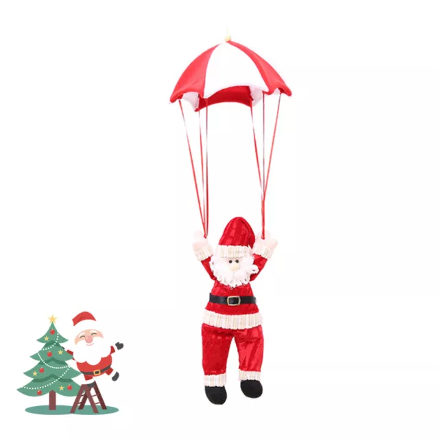 Hof Weihnachtsbaum Hängende Dekoration Fallschirm Weihnachtsmann
