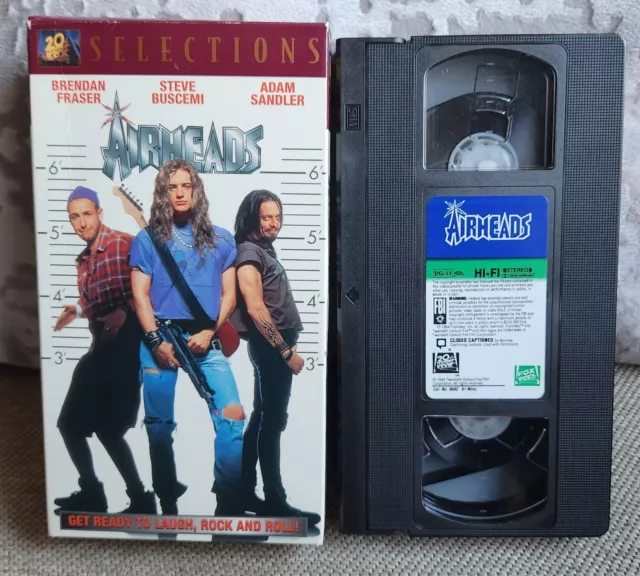 AIRHEADS (VHS, 1994) Brendan Frase, Adam Sandler, Steve Buscemi $12.85 ...