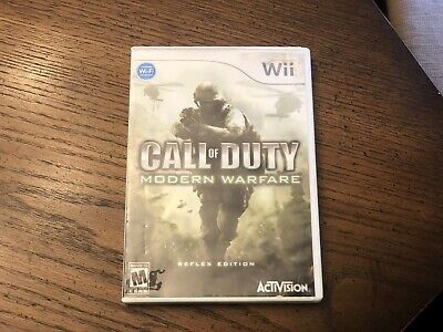 Call of Duty: Modern Warfare - Reflex Edition (Nintendo Wii) GAME COMPLETE