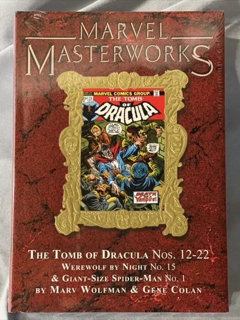 MARVEL MASTERWORKS #332 TOMB DRACULA Vol #2 DM Variant HC (2022) Global shipping