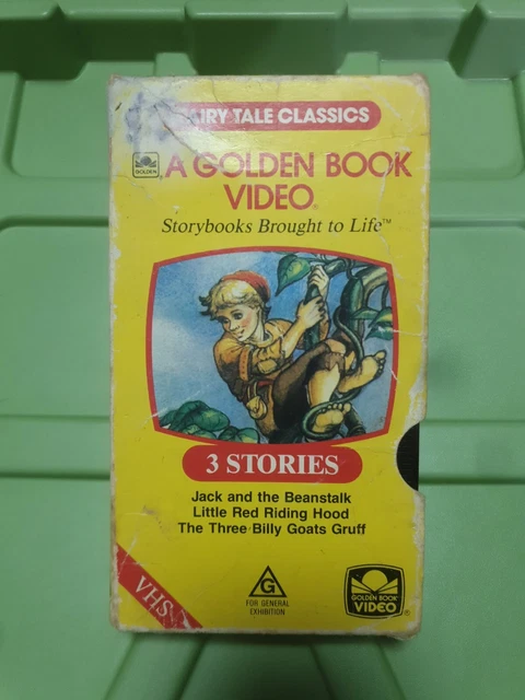 FAIRY TALE CLASSICS A Golden Book Video Vhs Watched Works Great $23.00 ...