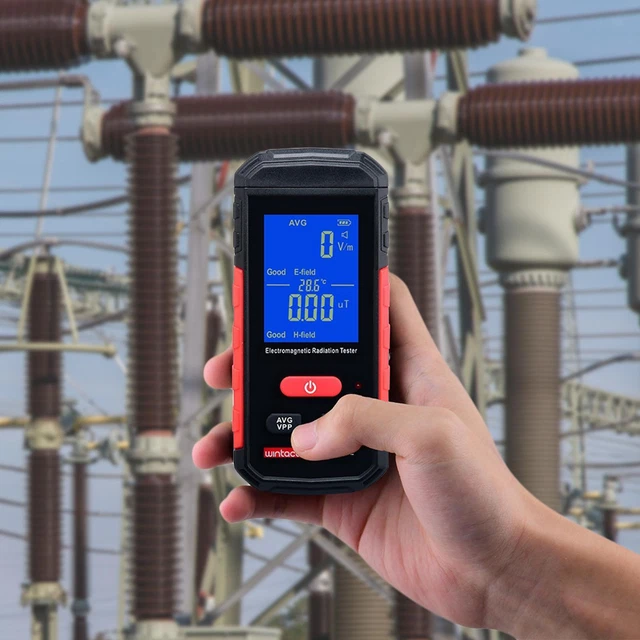 Tester di campo elettromagnetico Monitor EMF LCD digitale per stazione base