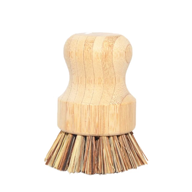 Balai En Bambou Pour Nettoyer Le Wok - Poignée Confortable - Naturel Et Durable - Idéal Pour Cuisines Asiatiques