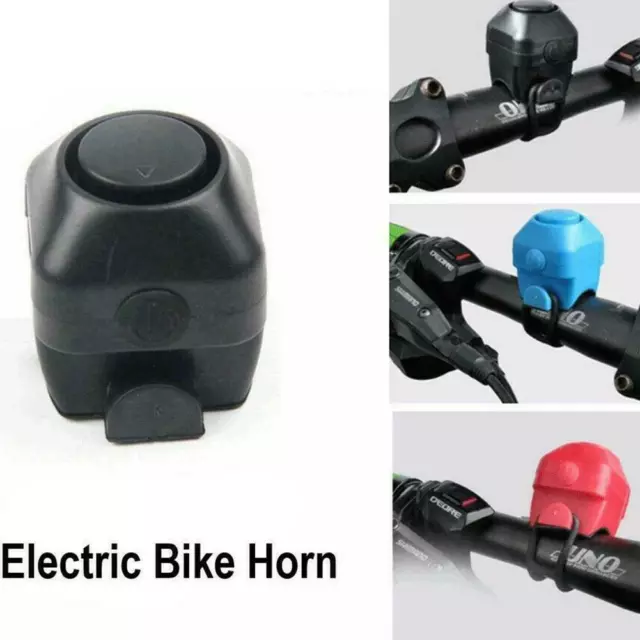 Bike Electronic Loud Horn Bicycle Handle Bar Alarm Ne Battery A7P2 Cycling J3L3