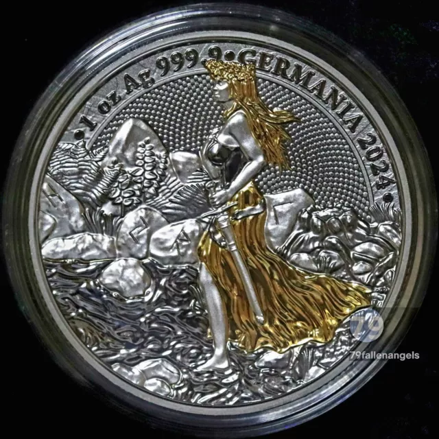2024 GERMANIA MINT World Money Fair WMF Silver Ruthenium&Gold 1 oz Coin