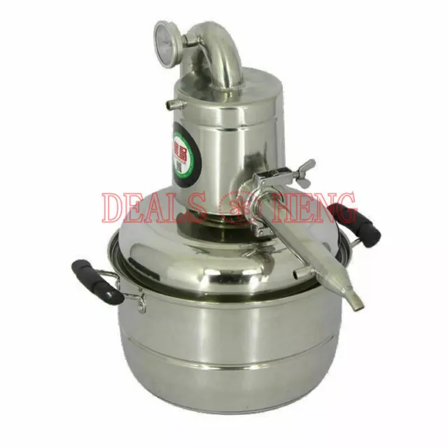 Moonshine Still Herb Kit Birra Olio Essenziale Alcol Acqua Vino Distillatore NUOVO