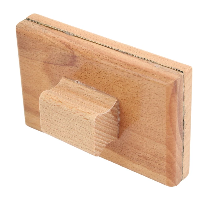 1 Pair Musical Sand Block 10x6cm Wooden Instrument Music Toy For Playing Per Zz1