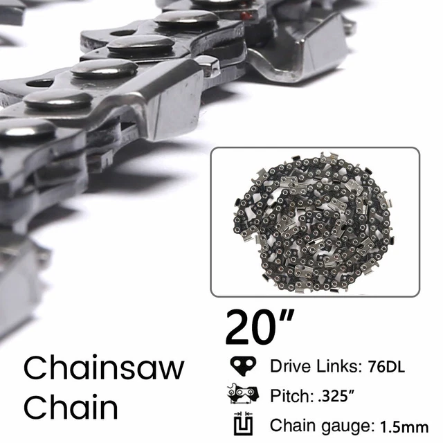 20'' CHAINSAW CHAIN Blade Semi Chisel Saw Chain 325