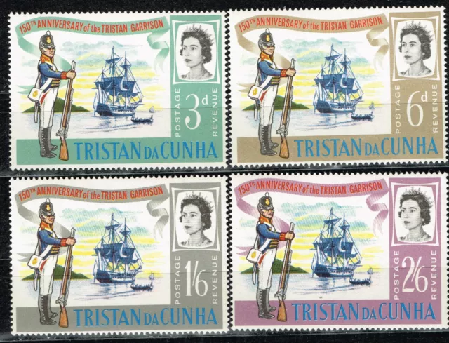 Tristan Da Cunha Famous Napoleonic Wars Ships set 1982 MLH A-6