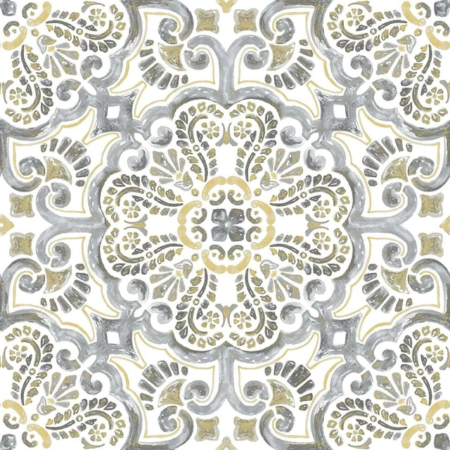 FloorPops Comet FP2480 Piastrelle Adesive Per Pavimento 10 Pezzi Nero/bianco 30x30 Cm - Foto 3