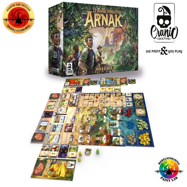 Cranio Creations - Le Rovine Perdute Di Arnak La Spedizione Scomparsa, Espandi Il Gioco Di Arnak Giocando Una Campagna, Espansione, Edizione in Lingua Italiana