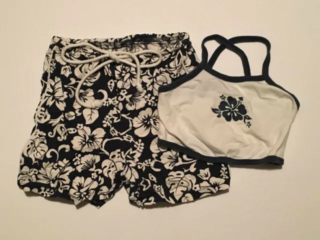 STORYBOOK HEIRLOOMS Vintage Girls' Crop Top & Shorts Outfit ~ Sz XS (4)