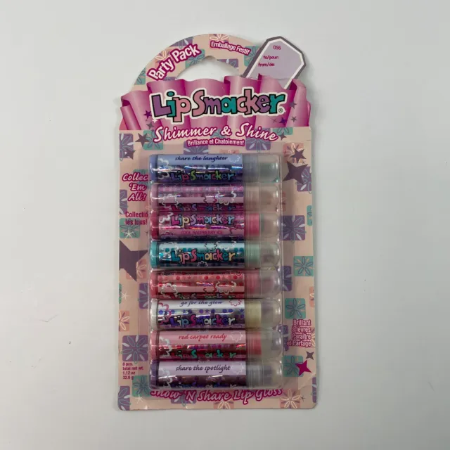 Vintage Lip Smackers Party Pack Shimmer and Shine Bonne Bell New in Package