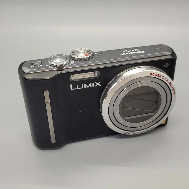 Panasonic Lumix DMC-TZ8 12.1MP Compact Digital Camera Black Tested