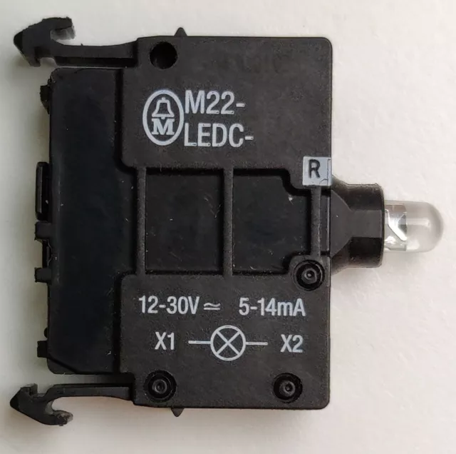 Eaton/Moeller M22-LEDC-R Leuchtelement, LED, rot, Bodenbefestigung, 12 - 30 V
