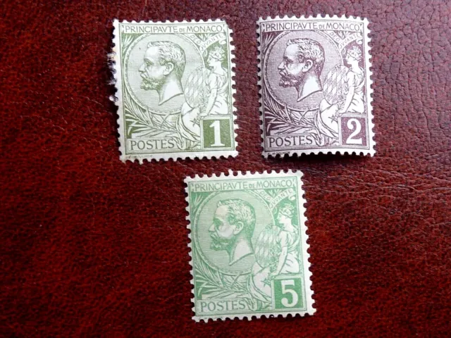 22 Ll ]  Monaco - Stamps - 1891 - Sg 11 + Prince Albert - L/M/Mint