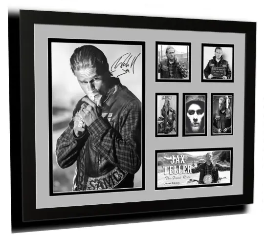Jax Teller Sons Of Anarchy Signed Limited Edition Framed Memorabilia