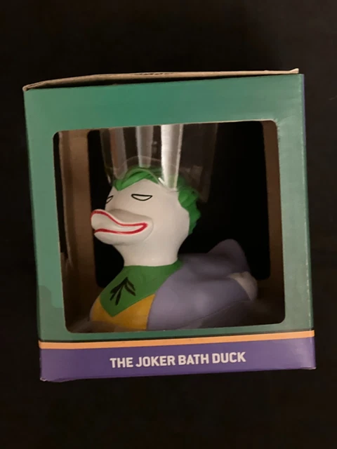 The Joker Bath Duck DC Comics Rubber Duck Bath Toy Discontinued