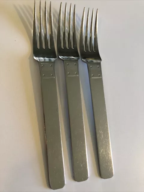 3 ( Choose your Quantity)Reed & Barton TELLURIDE Stainless Vintage  Dinner Forks