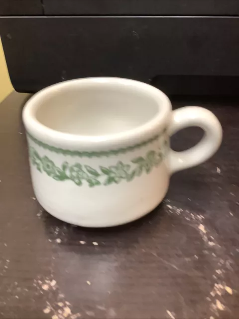 BUFFALO CHINA "KENMORE GREEN" Restaurant Ware Cup