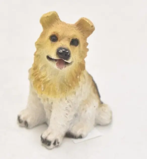 Vintage Corgi Dog Figurine Statue Ornament Decorative