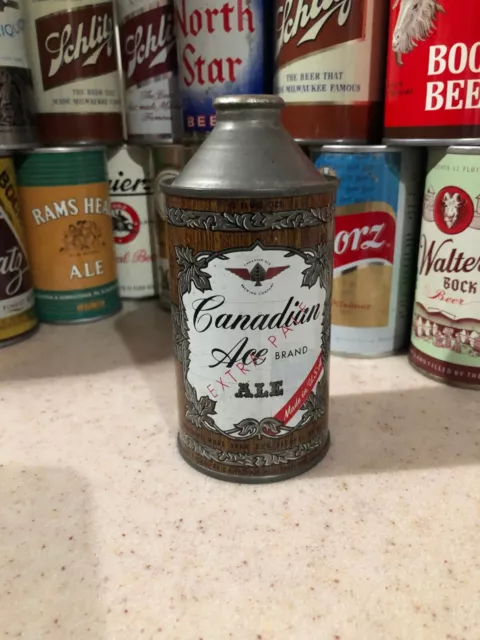 Canadian Ace Ale ~  Cone Top Beer Can