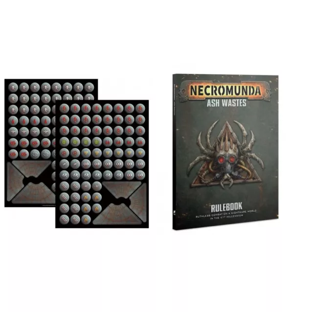 Necromunda Ash Wastes RULEBOOK & TOKENS Rules Warhammer 40K