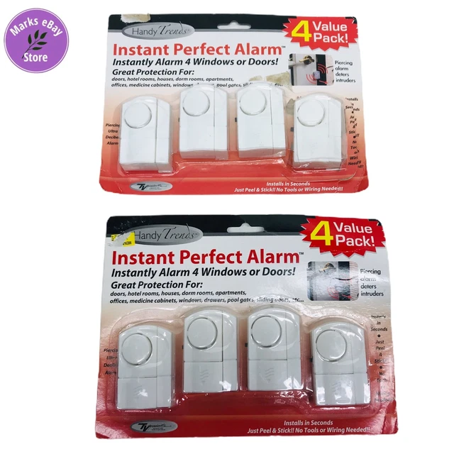 Alarma instantánea perfecta 8 quilates para puertas ventanas etc pela y pega 90 dB