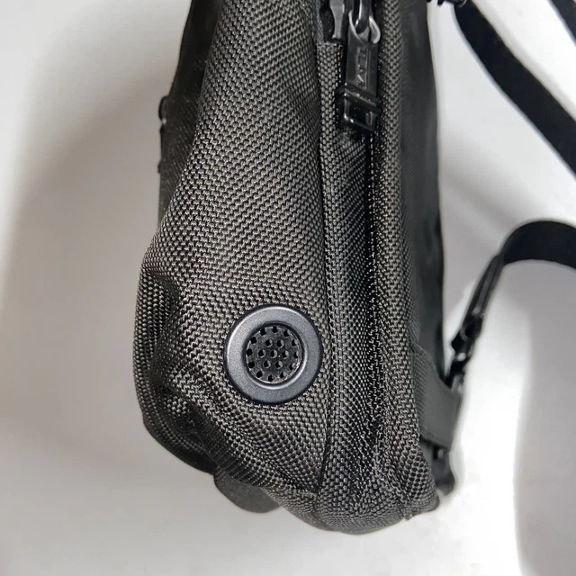 Tumi Black Crossbody Sling Bag Pack Alpha Bravo 12