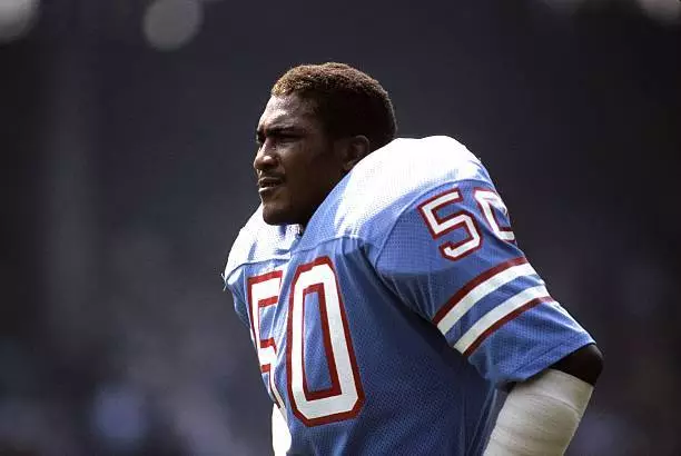 Daryl Hunt Of The Houston Oilers 1980s Old Photo